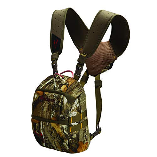 Badlands Camouflage Tactical Bino X Hunting Binocular Case Hydration Compatible, Realtree Edge