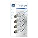 GE Night Light Bulb Standard, 4 Watt, Clear 4 ea (Pack of 3)