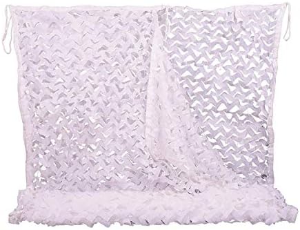 Camouflage Net, Sunshade Net Sun Net Tent Oxford Cloth, Suitable for Hiding Hunting Shooting Outdoor 3x5m Large Garden, White (Size : 2 * 3M)