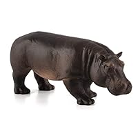 Mojo Fun 387104 Female Hippopotamus - Realistic International Wildlife Toy Replica