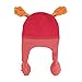 Nickelodeon Girls' Little Paw Patrol Skye Squeeze and Flap Fun Cold Weather Hat, PinkBrown, Age 4-7