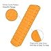 Fintie Silicone Case for Fire TV 4K / 2nd Gen Fire TV Stick / Fire TV Cube Voice Remote, Compatible with Echo / Echo Dot Alexa Voice Remote - Honey Comb Series [Anti Slip] Shock Proof Cover, Orange
