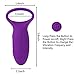 CNHIDEE Silicone USB-Charging 7 Speed Vibrating Cock/Penis Ring Vibrator, Purple, 0.6 Ounce