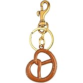 Pretzel Bag Charm, Pretzel key chain, Cute bag charm for purse