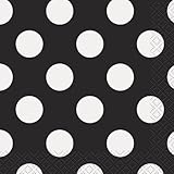 Polka Dot Beverage Napkins, 5