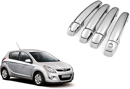 PINZUDoor Handle Chrome Cover/Catch Cover for Hyundai i20 2008-2012 Set of 4 Pcs.