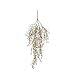 Meiliy 31.5'' Artificial Fake Hanging Vine String Plant for Home Garden Wall Decoration, Purple