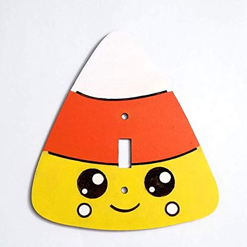 Halloween decor Candy corn light switch cover