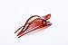 Prettyou 5.2 Inches Large Duck Plastic Resin Brown Color Hair Claw Clip for Women, 2 Count