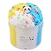 Luckyunicorn Multi-Colored Cloud Slime with Panda Charm, Scented DIY Fluffy Sludge Mud Toy for Kids 7(oz)