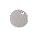 RMP Stamping Blanks, 1 Inch Round with Hole, Aluminum 0.063 Inch (14 Ga.) - 100 Pack