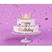 Mini Crown Cake Topper Decoration- Gold Decorations with Rhinestones and Pearls Vintage Style Royal Centerpiece for Birthdays, Quinceaneras, Weddings,Bridal/Baby Showers, Prince/Princess