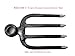 Reaowazo Canterbury Hoe Fork, Forged 4 Prongs