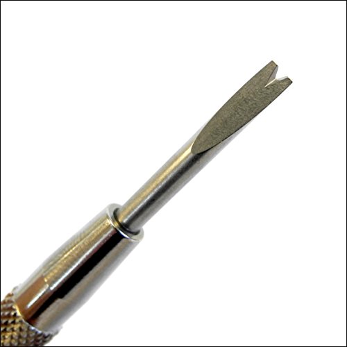 Bergeon 6767-S Watch Spring Bar Tool - Long Stainless Steel Handle with Replaceable Screw In Standard Tool End - Thumbnail 2