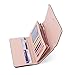Jastore Women Lady Leather Wallet Purse Credit Card Clutch Holder Case (Royal Blue)