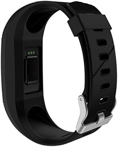Fitbit Charge 2 Bands,Metal Buckle Designer Replacement Wrist Bands For Fitbit Alta Prevent the Tracker Fall Off (Black, Adjustable (5.8" to 8.2''))