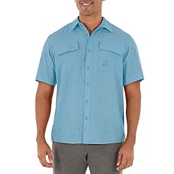 Guy Harvey Men's Short Sleeve Performance Fishing