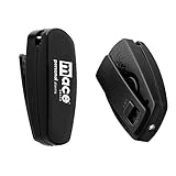 Mace Brand Wearable 130dB Personal Protection Alarm with Emergency Activation Belt Clip Trigger | Black or Red (Black)