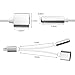 SOKAD LYSB01M3RBVVE-ELECTRNCS iPhone 7/7 Plus 2-in-1 Lightning Charging Cable 3.5mm Headphone Adapter and Lightning Charging Port Extension Cable for Apple Devices iPhone Lightning Converter and Audio Jack, No Music Control