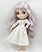 Long White Dress Retro Accessories Cloth For Blythe Doll best gift