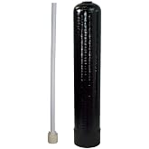 10" x 54" 1.5cuft Pentair US Made Replacement Mineral Resin Tank for Filter or Softener System - Riser Distributor Tube Included (Black)