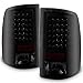 AKKON - Fits Black Smoked 2009-2018 Dodge Ram 1500 10-18 Ram 2500 3500 Pickup Truck LED Tail Lights Driver+Passenger Pair Set