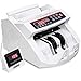 Goplus Money Counter Worldwide Bill Counting Machine Detector UV/MG Counterfeit w/External Display (White)