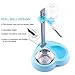 Super Design Multifunctional Automatic Feeders Dispenser - Portion Control Water Dispenser Bowl for Dogs & Cats, Mess Free, No More Dripping Beard Light Blue