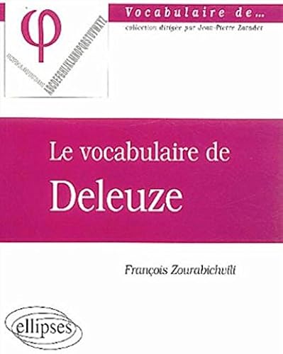 Download Le vocabulaire de Deleuze PDF