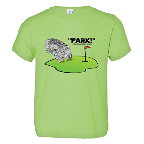 Toddler Millennium Falcon Han Solo Harrison Ford Golf Course Crash SoftStyle Tee