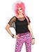 Rubies Adult Forum Novelties 80's Costume Mesh Top, Black