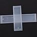 2 Pcs/Set Rectangle Silicone Bookmark Mold, DIY Bookmark Mould Making Epoxy Resin Jewelry DIY Craft Silicone Transparent Mold