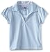 U.S. Polo Assn. School Uniform Girls' Short Sleeve Jersey Twofer Polo Shirt