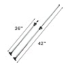 MSC-NEW-Adjustable-Bimini-Rear-Support-Poles-1-Aluminum-Support-PolesFit-Most-Types-of-Bimini-Tops