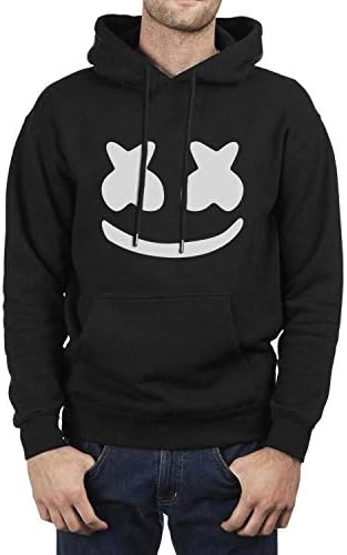 Vinforest Man Happier-Marshmello-and-Bastille- Fleece Wool Warm Hoodie Sweatshirt Pullover Hoodie Sweater