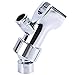 Hoobest Shower Arm Mount Showering Components Adjustable Hand Shower Mounts with Brass Swivel Ball Connector for Showerhead, Chrome