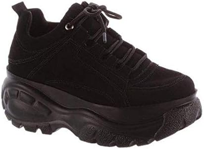 tênis buffalo not me casual cano médio conforto feminino