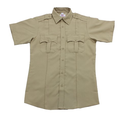 First Class Short-Sleeve Uniform Shirt L Tan