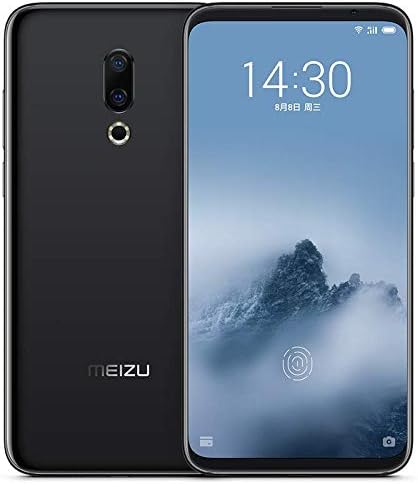 Original Meizu 16th Plus 16 Plus 8GB 256GB Snapdragon 845 Octa Core Adreno 630 6.5" Super AMOLED 3640mAh Battery Dual Rear Camera in-Screen Fingerprint Phone by-（Real Star Technology） (8G+256GB Black)