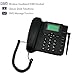 Desktop Wireless GSM Unlocked SIM Telephone - Full Size Cell Phone with SMS & FM Radio Function - Bright 2.4