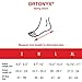 ORTONYX Ankle-Foot Orthosis Swedish AFO Foot Drop Support Brace - Left X-Large White