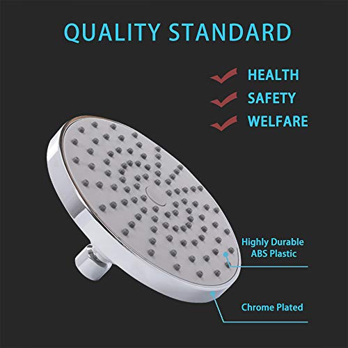 Aisoso High Pressure Shower Head 6 Inch Rain Modern Luxury Showerhead