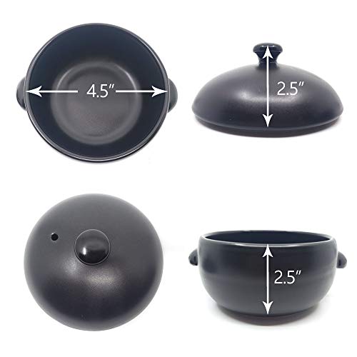 Korean Traditional Ceramic Rice Cooker with Lid, Earthenware Rice