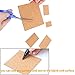 50 Pack Self-Adhesive Cork Sheets Squares 4