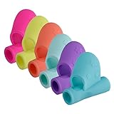 Pencil Grip, JRing Lot de 6 Grippies Aide écriture (Guide doigt) Grip Coloris Al