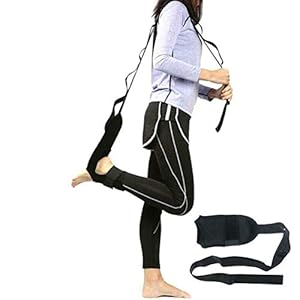 ZLKMQ Yoga Ligament Stretching Belt, Foot Drop Strap Leg Training Foot Ankle Correct, Fitness Yoga Strap for Women and Men