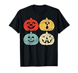 Vintage Halloween Pumpkin Women, Men, Kids, Funny Retro Gift T-Shirt