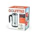 Gourmia Cordless Electric Milk Frother & Heater, Stainless Steel 3 Function Froth Maker for Lattes and Cappuccinos, and Milk Heater