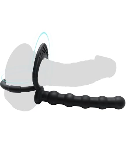 Silicone Anal Plug With Penis Ring