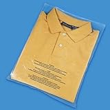 Uline 400 Piece Self Seal Suffocation Warning Combo Pack 1.5 Mil Poly Bags: 4 Sizes, 100 Each: 6x9, 8x10, 9x12, 11x14